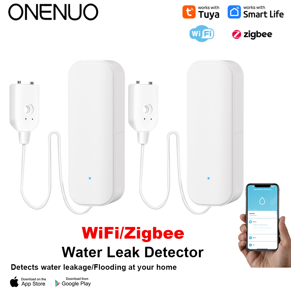 Home Security Installation - WiFi/Zigbee Water Sensor Tuya Leakage Alarm