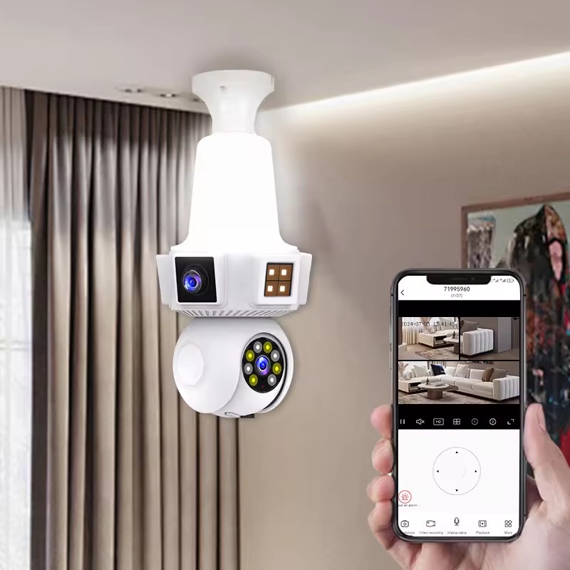 Home Security Flood Lights - Không Dây 5.8G FPV RX Camera