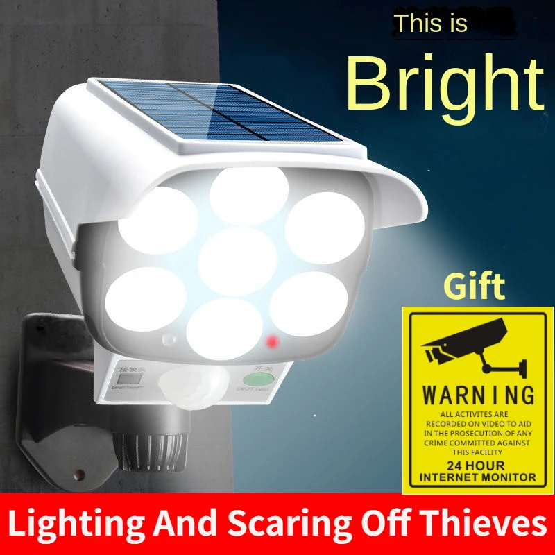 Home Security For Apartments - Outdoor Solar Light Motion Sensor Security