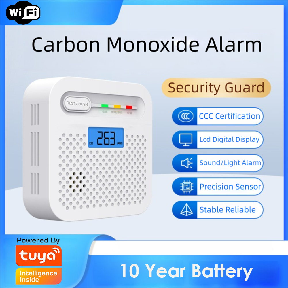 Home Security Installation - Arumny Tuya Smart WiFi CO Detector