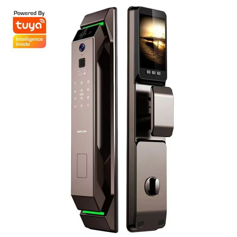 Home Security Door Lock - 3D Facial Recognition Fingerprint Unlock Entrance