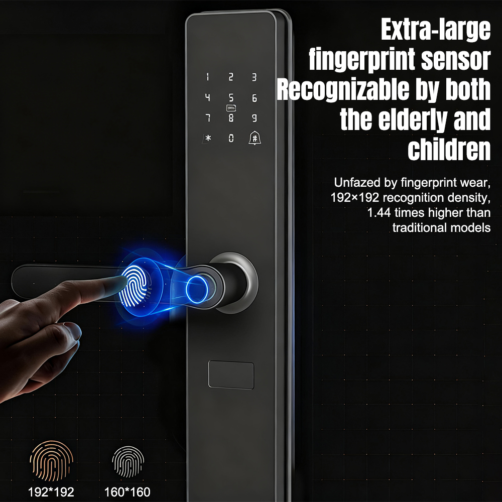 Smart Fingerprint Door Handle  - đánh giá và giá Home Security For Apartments