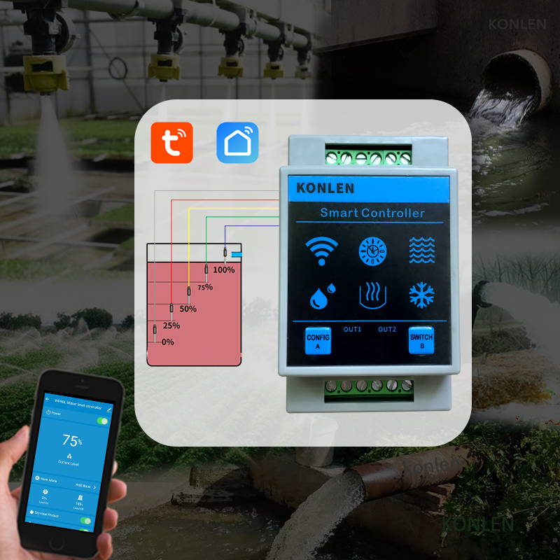 KONLEN Tuya Water Level Sensor - đánh giá và giá Home Security Guard
