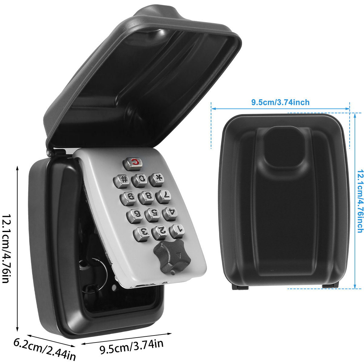 Key Lock Box Wall-Mount Secret - đánh giá và giá Home Security Guard