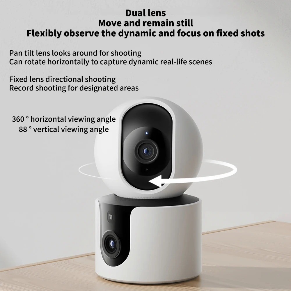 Xiaomi C300 Smart Camera Dual  - đánh giá và giá Home Security Camera 360 Xiaomi
