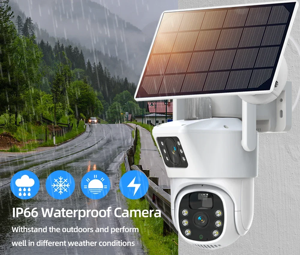 4K 8MP Dual Lens Wifi Solar CC - đánh giá và giá Home Security Panel