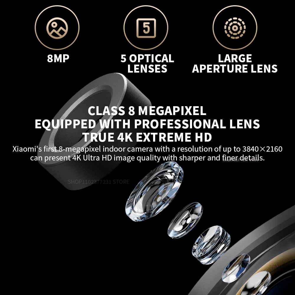 OG Xiaomi Smart Camera C700 4K - đánh giá và giá Home Security Camera 360 Xiaomi