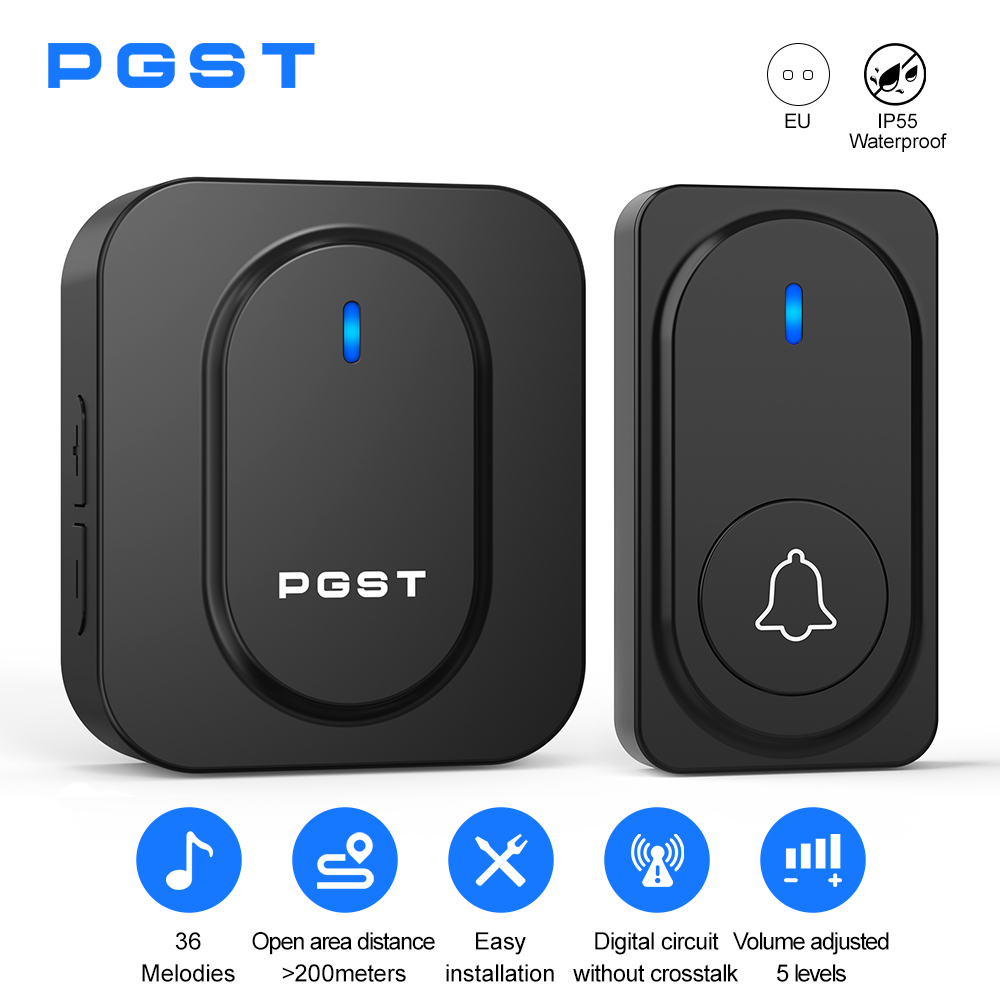 PGST Wireless Doorbell 36 Chim - đánh giá và giá Home Security Installation