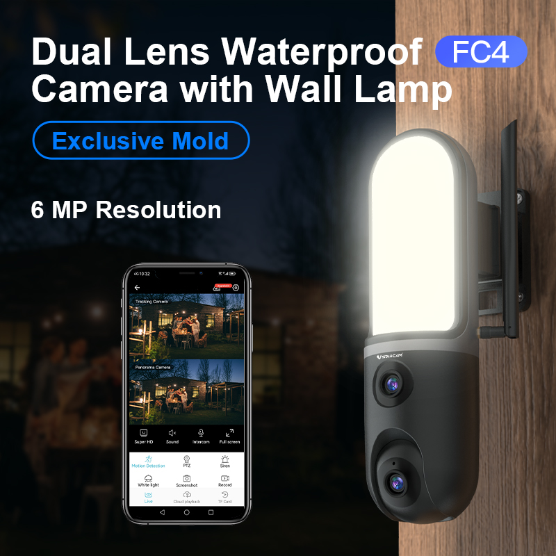 6MP O-Kam APP 5X Dual Lens  Ga - đánh giá và giá Home Security Flood Lights