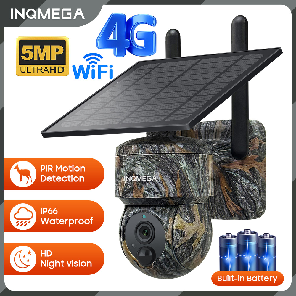 INQMEGA 5MP 4G / WIFI Solar Wi - đánh giá và giá Home Security Panel