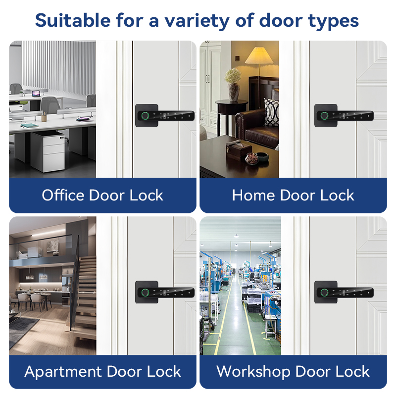 XSDTS Tuya Handle Fingerprint  - đánh giá và giá Home Security For Apartments
