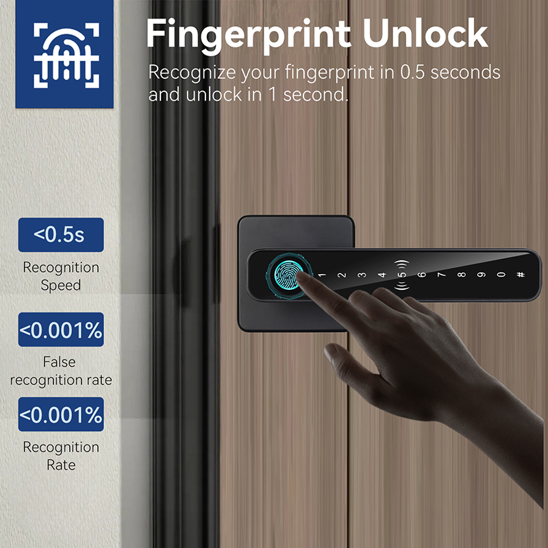 XSDTS Tuya Handle Fingerprint  - đánh giá và giá Home Security For Apartments