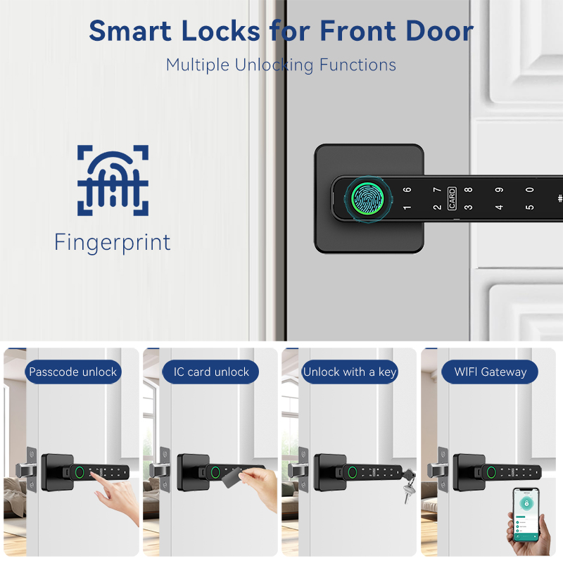 XSDTS Tuya Handle Fingerprint  - đánh giá và giá Home Security For Apartments