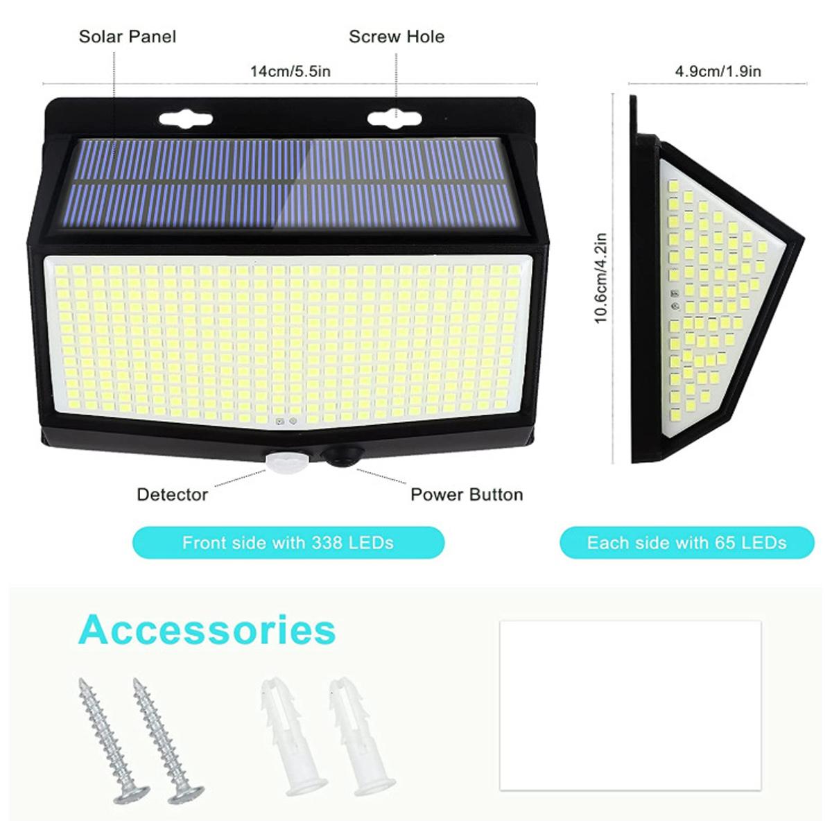 3-Sided LED Wall Light Auto On - đánh giá và giá Home Security Flood Lights