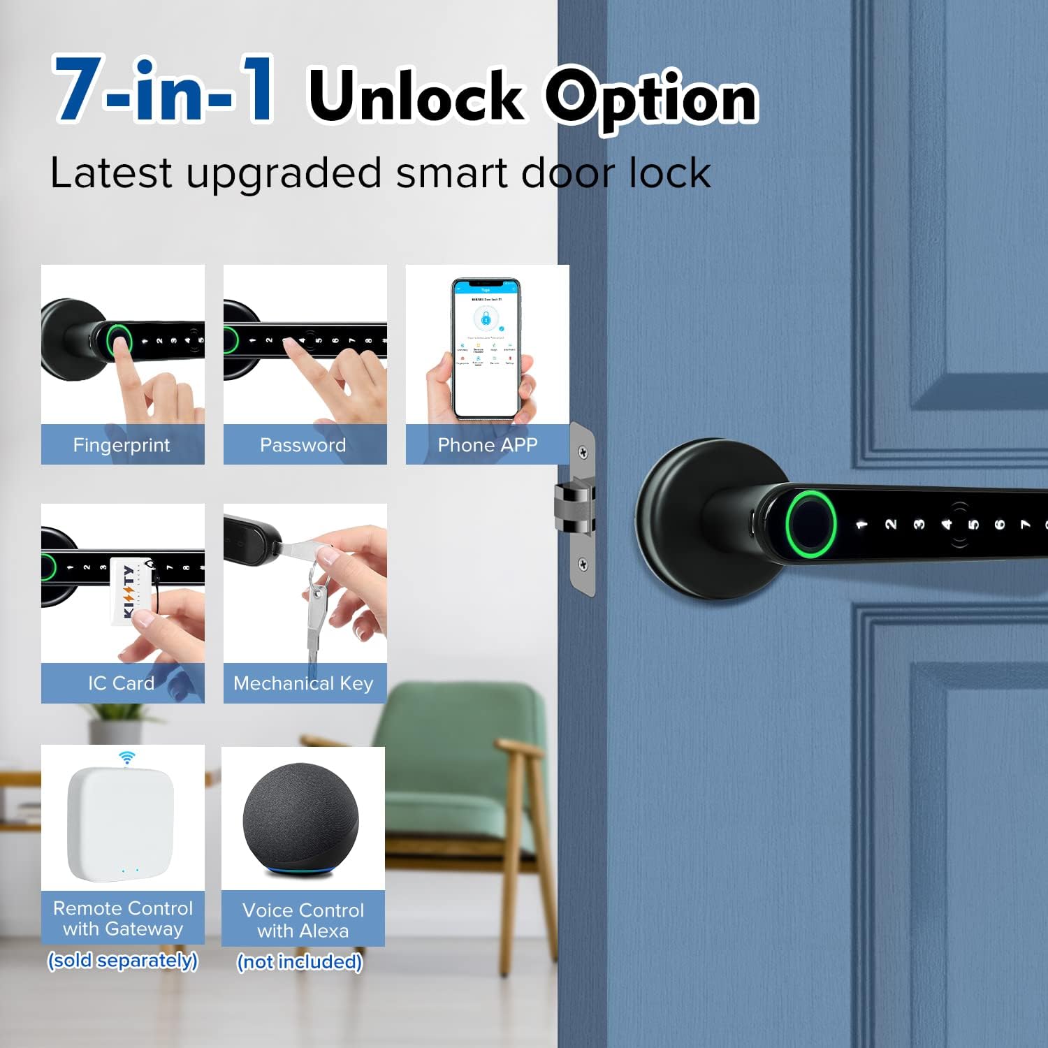 Smart Fingerprint Door Lock Ha - đánh giá và giá Home Security For Apartments