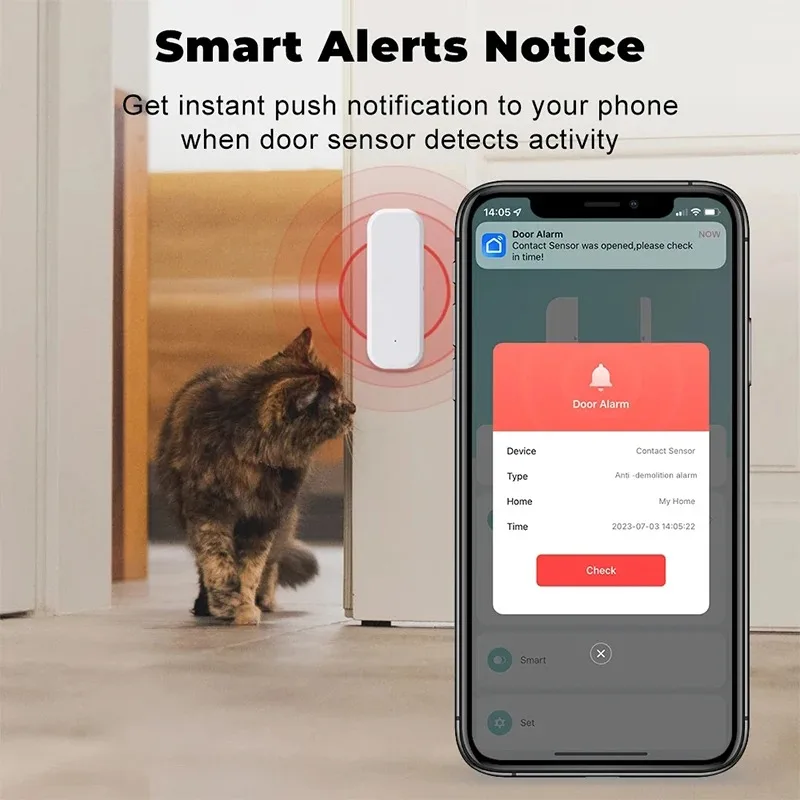 Tuya WiFi Smart Door Window Se - đánh giá và giá Home Security Installation