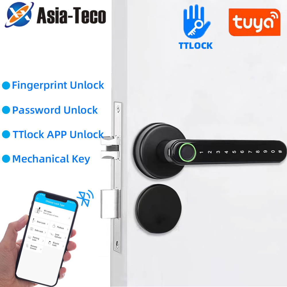 TTLock Smart Bluetooth Fingerp - đánh giá và giá Home Security Door Lock