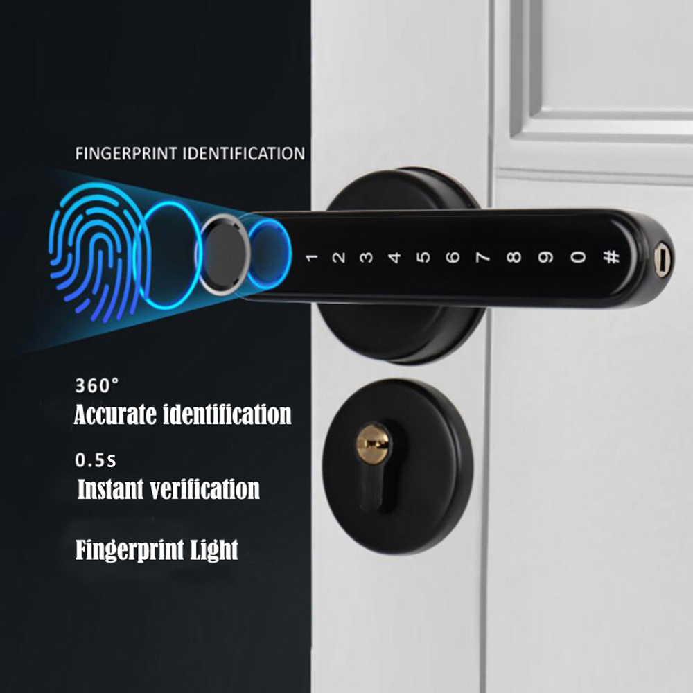 TTLock Smart Bluetooth Fingerp - đánh giá và giá Home Security Door Lock