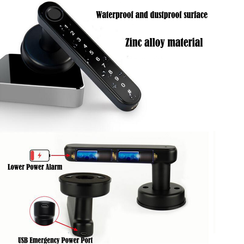 TTLock Smart Bluetooth Fingerp - đánh giá và giá Home Security Door Lock