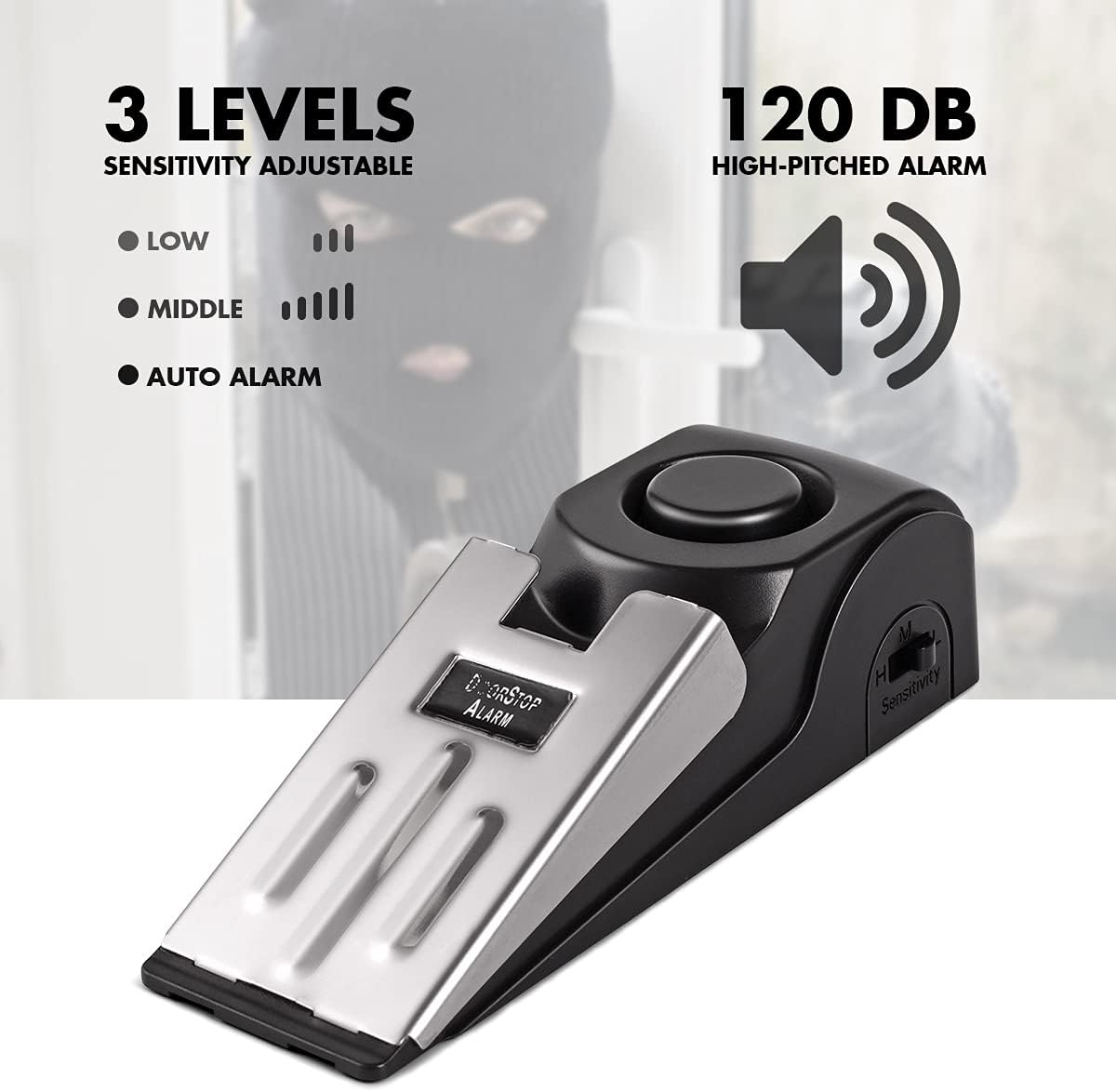 Door Stop Alarm, Door Stopper  - đánh giá và giá Home Security For Apartments