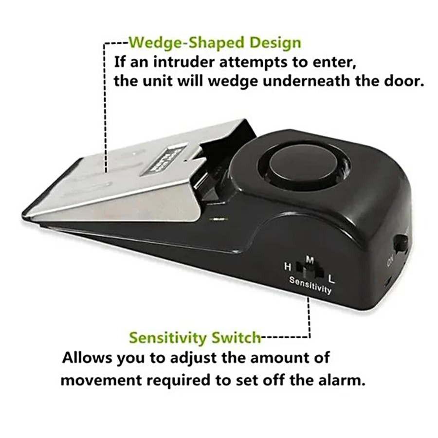 Door Stop Alarm, Door Stopper  - đánh giá và giá Home Security For Apartments