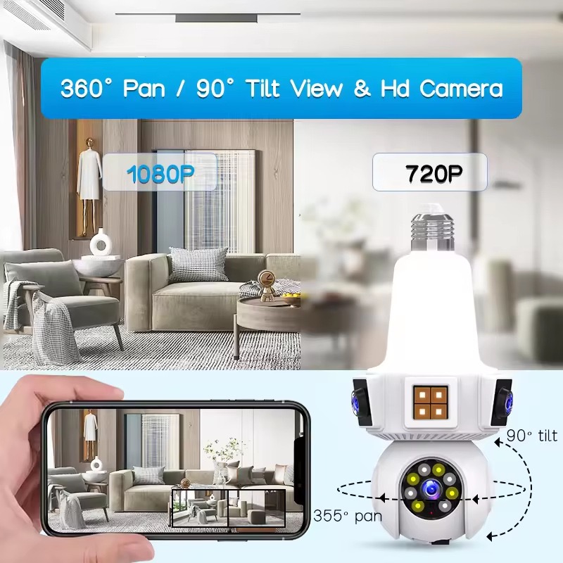 Không Dây 5.8G FPV RX Camera A - đánh giá và giá Home Security Flood Lights