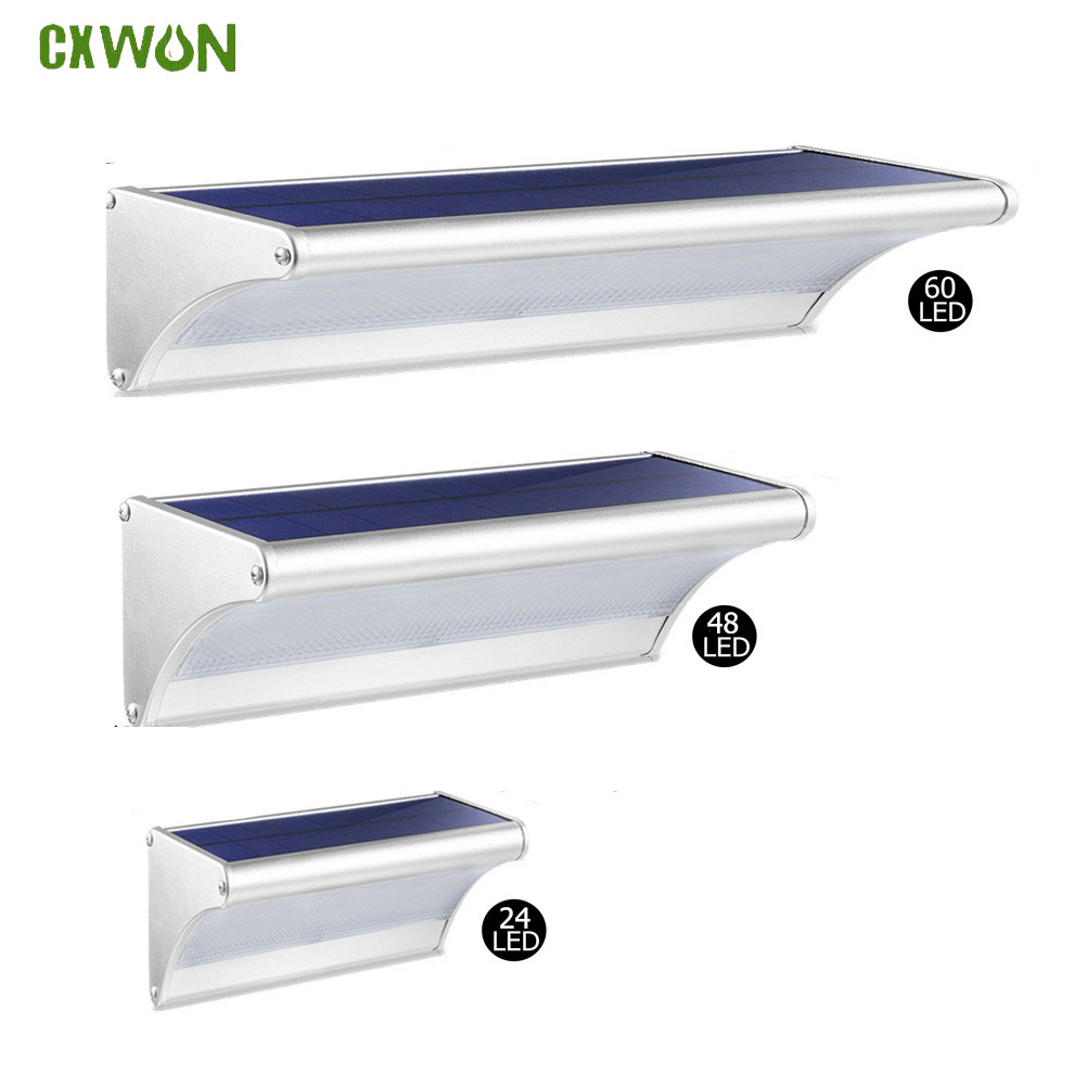 Outdoor Solar 60/48/24Led Lamp - đánh giá và giá Home Security Flood Lights