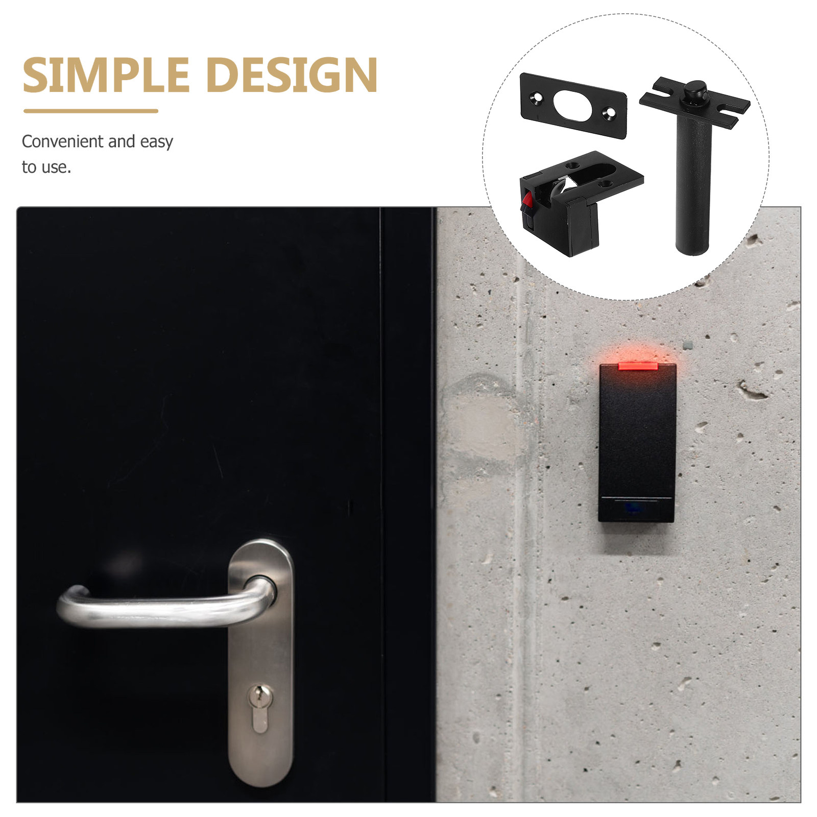 1Set Concealed Stainless Steel - đánh giá và giá Home Security Guard