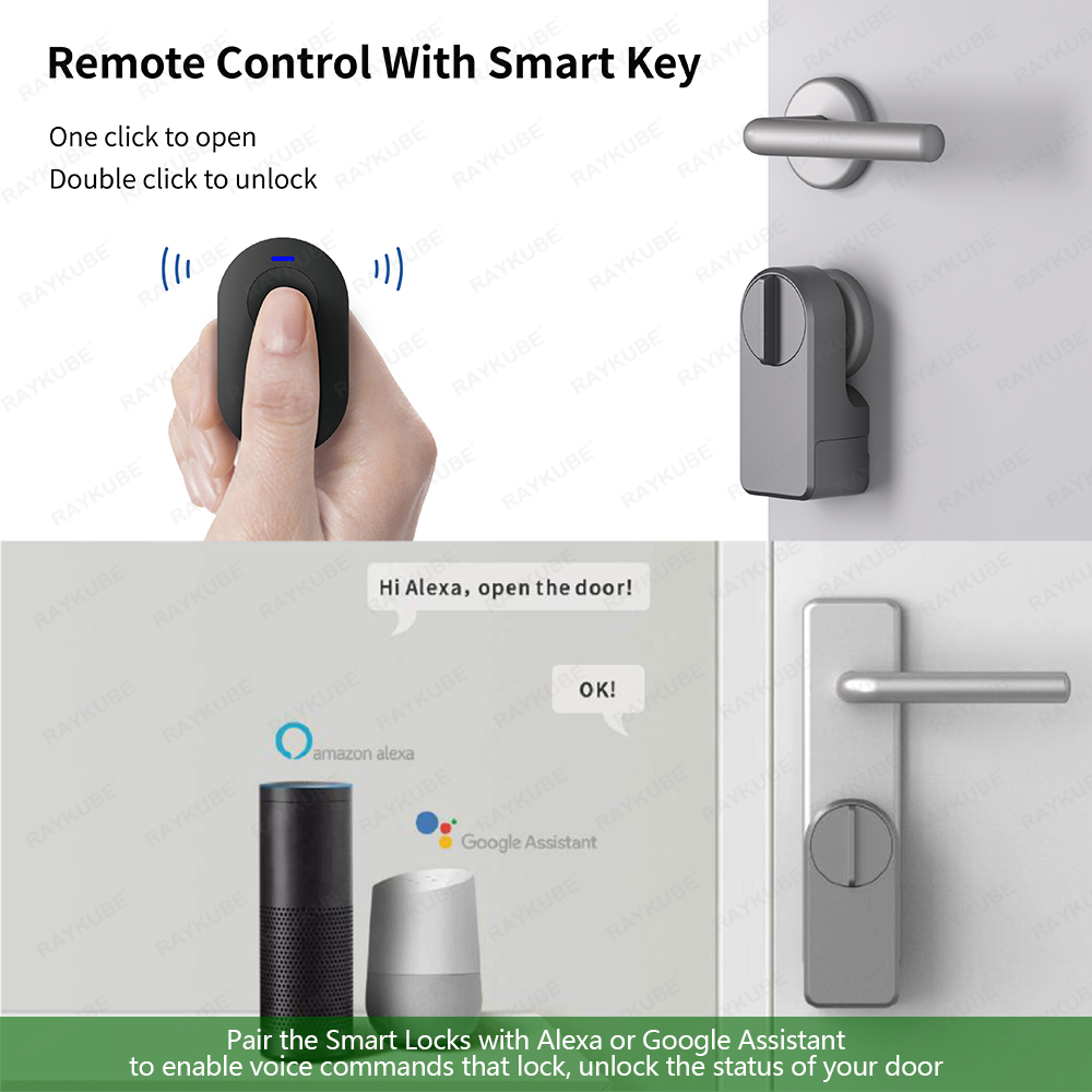 RAYKUBE A1 Pro Tuya BEL Smart  - đánh giá và giá Home Security Door Lock