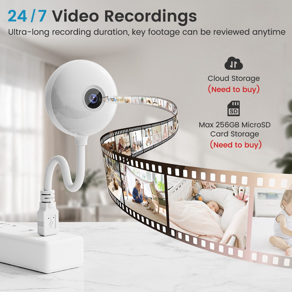 5MP Mini WiFi USB Plug In IP C - đánh giá và giá Home Security Flood Lights