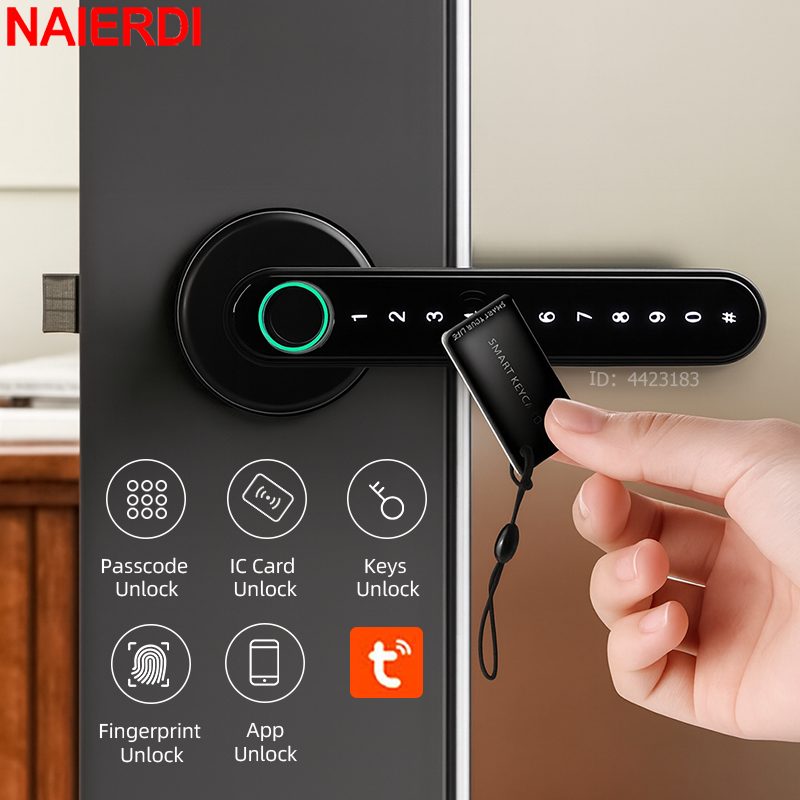NAIERDI Smart Fingerprint Door - đánh giá và giá Home Security For Apartments