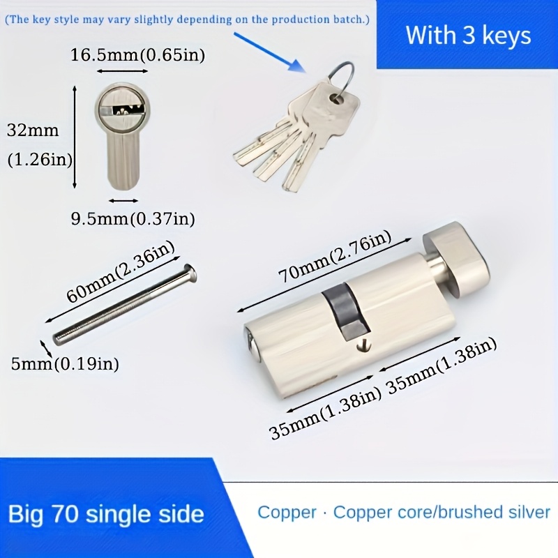 1Pc European Standard 60/70/80 - đánh giá và giá Home Security Locks