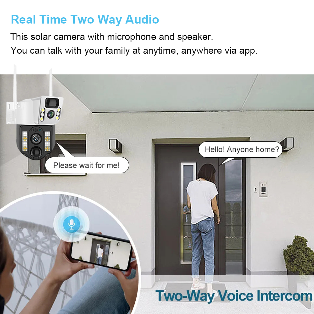 WiFi/4G Solar Camera IP CCTV S - đánh giá và giá Home Security For Apartments