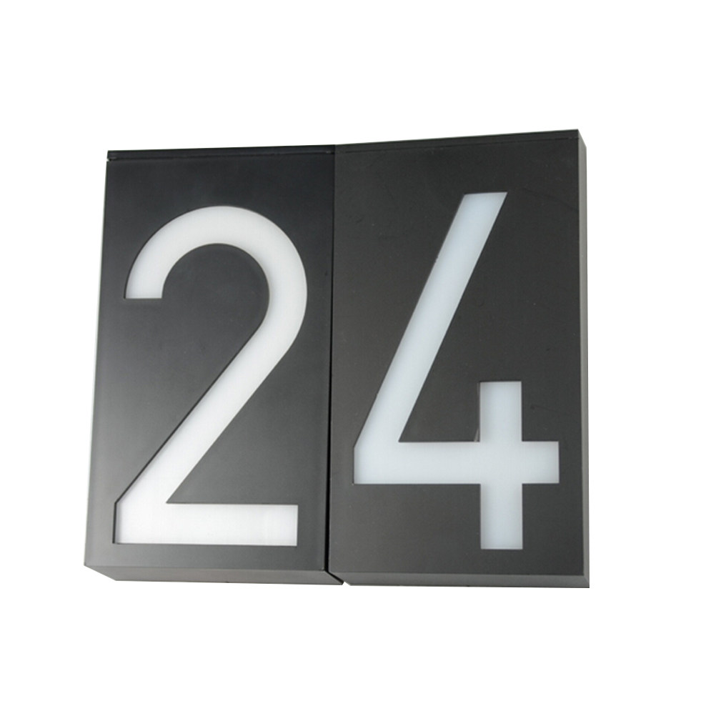 Solar Power 6 LED Doorplate Nu - đánh giá và giá Home Security Number