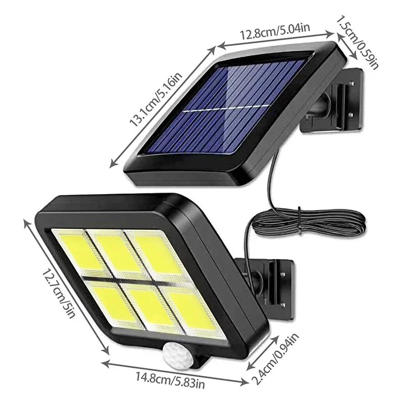 LED Solar Split Wall Lamp Outd - đánh giá và giá Home Security Flood Lights