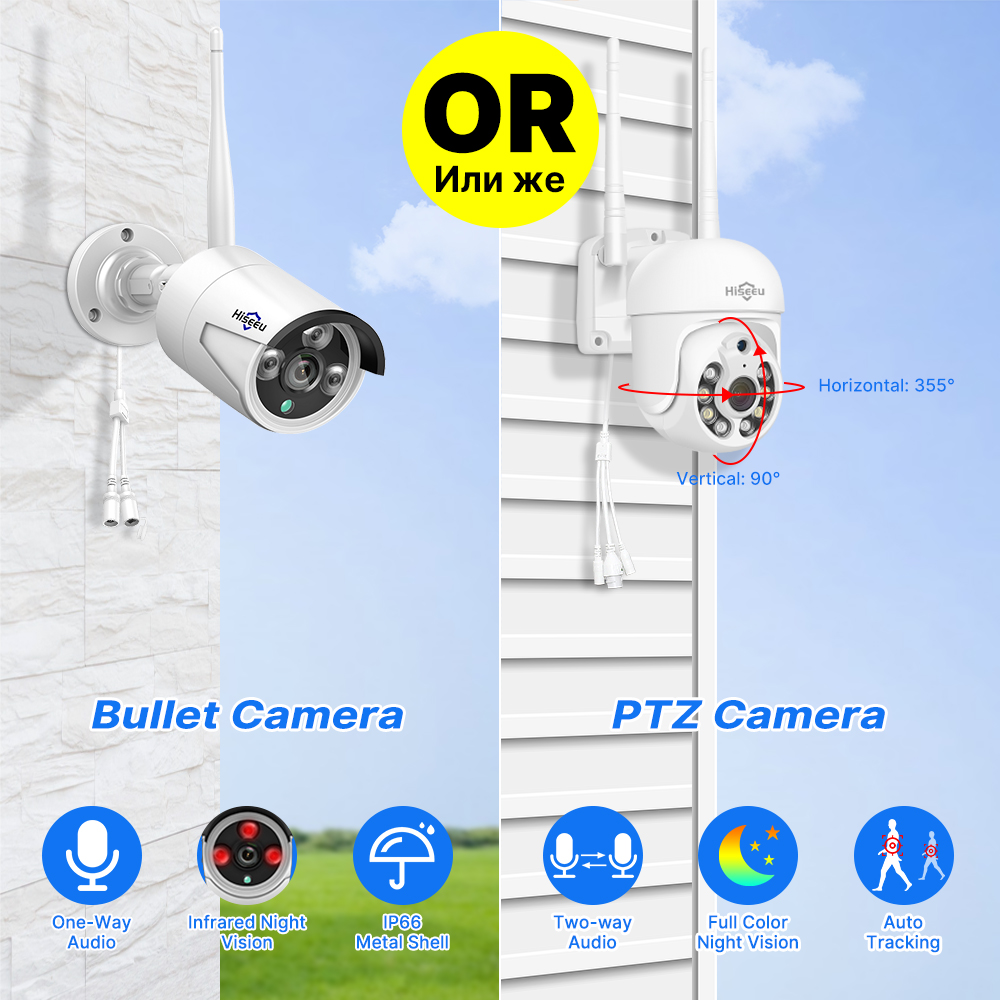 Hiseeu 10CH 3MP 5MP WiFi Hệ Th - đánh giá và giá Home Security Panel