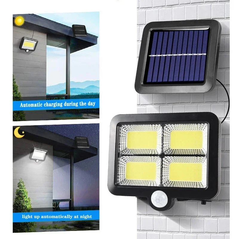LED Solar Split Wall Lamp Outd - đánh giá và giá Home Security Flood Lights