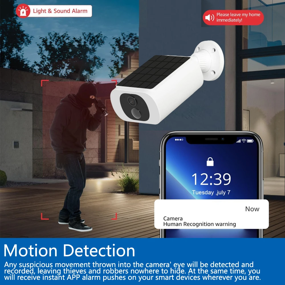 Tuya 5MP Solar Security Camera - đánh giá và giá Home Security For Apartments