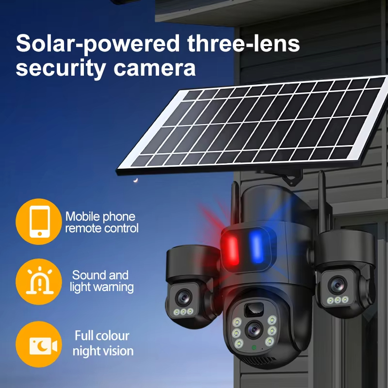 WIFI Solar PTZ Camera Outdoor  - đánh giá và giá Home Security Panel