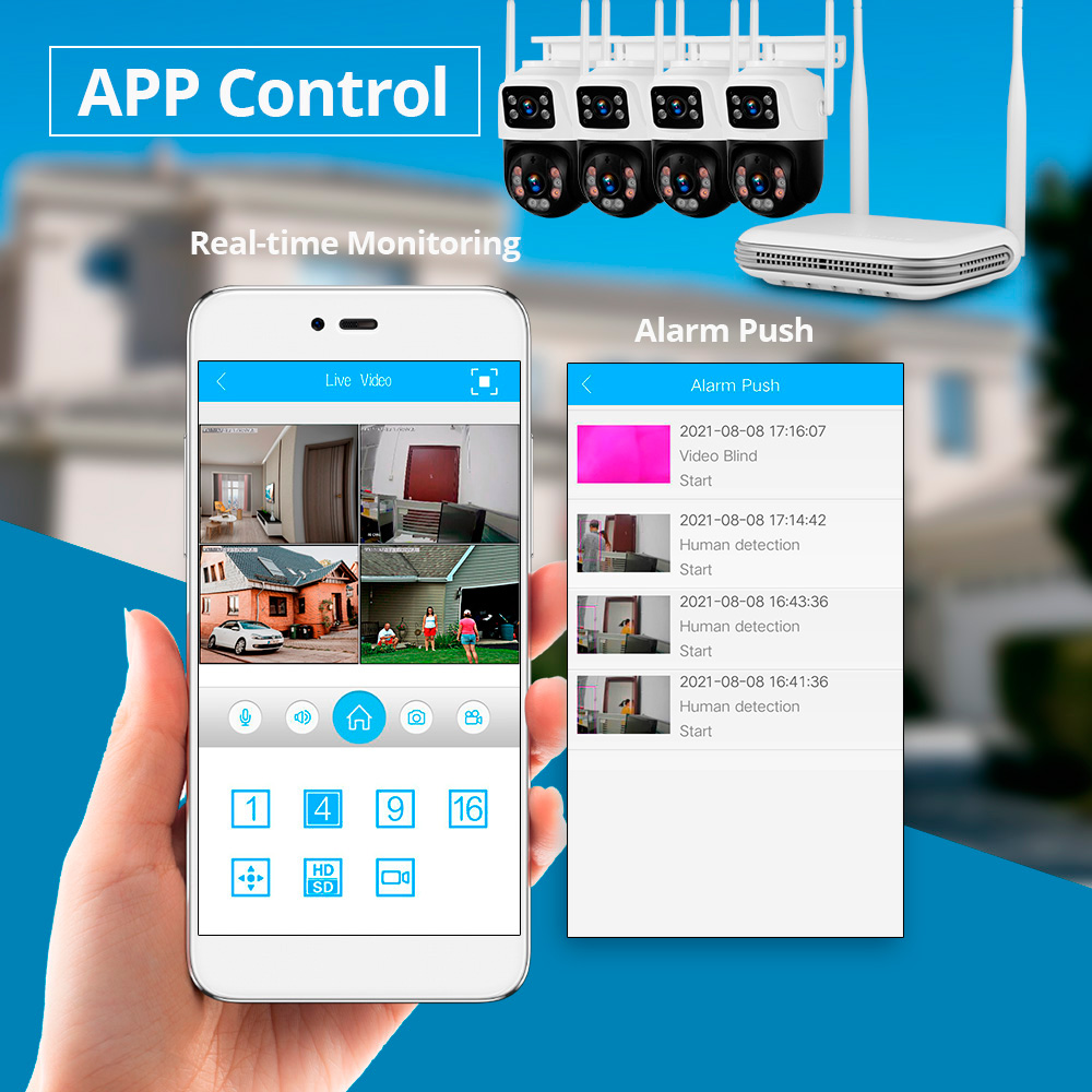 KERUI 3MP Trong Nhà Ngoài Trời - đánh giá và giá Home Security Panel