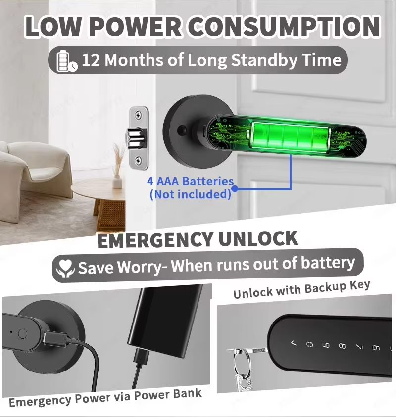 TTLock Smart Digital Door Lock - đánh giá và giá Home Security For Apartments