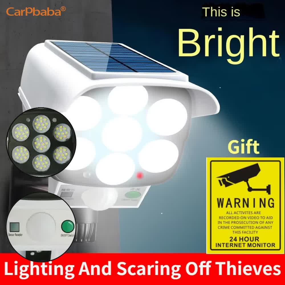 Outdoor Solar Light Motion Sen - đánh giá và giá Home Security Flood Lights