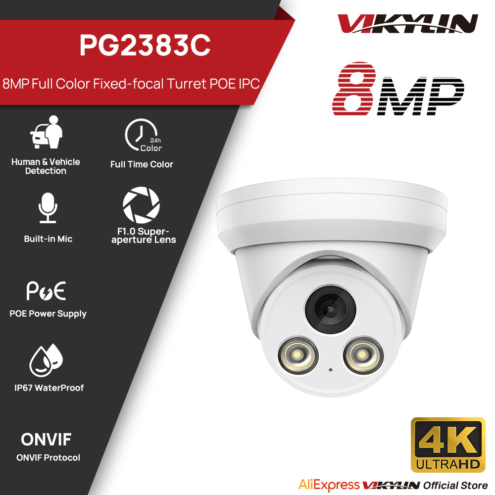 VIKYLIN 8MP4K IP Security Came - đánh giá và giá Home Security Outdoor Cameras